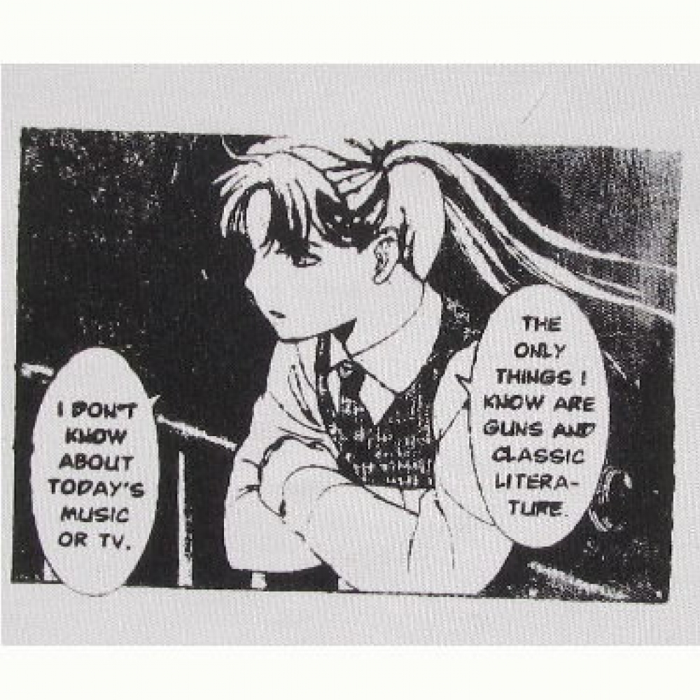canvas gunslinger girl - punk patches - literature, guns, anime